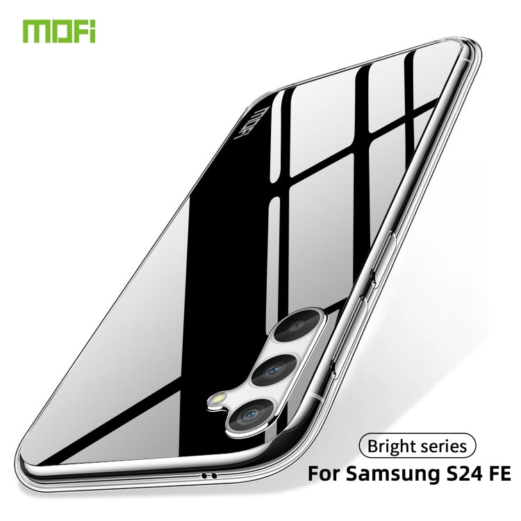 For Samsung Galaxy S24 FE 5G MOFI Ming Series Ultra-thin TPU Phone Case(Transparent) - Galaxy S24 FE 5G Cases by MOFI | Online Shopping South Africa | PMC Jewellery | Buy Now Pay Later Mobicred