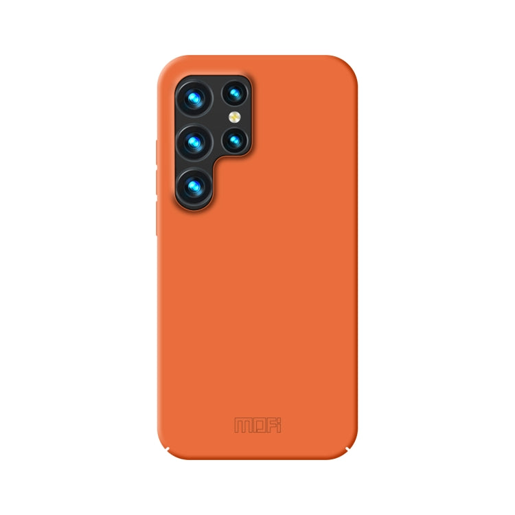 For Samsung Galaxy S24 Ultra 5G MOFI Qin Series Skin Feel All-inclusive PC Phone Case(Orange) - Galaxy S24 Ultra 5G Cases by MOFI | Online Shopping South Africa | PMC Jewellery