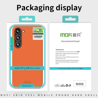 For Samsung Galaxy S24 Ultra 5G MOFI Qin Series Skin Feel All-inclusive PC Phone Case(Orange) - Galaxy S24 Ultra 5G Cases by MOFI | Online Shopping South Africa | PMC Jewellery