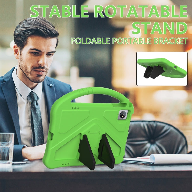 For Teclast P40HD 2022 / P40S 2023 EVA Shockproof Tablet Case with Holder(Green) - Teclast by PMC TechLife | Online Shopping South Africa | PMC TechLife | Buy Now Pay Later Mobicred