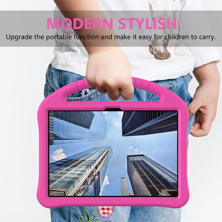 For Blackview Tab 7 WiFi 2022 EVA Shockproof Tablet Case with Holder(Rose Red) - Others by PMC TechLife | Online Shopping South Africa | PMC TechLife