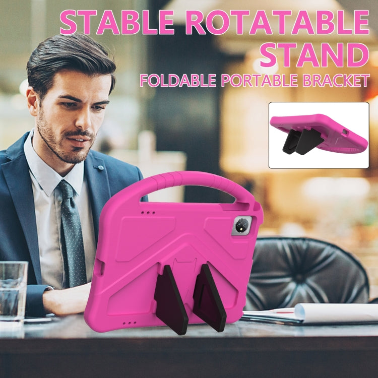 For Blackview Tab 7 WiFi 2022 EVA Shockproof Tablet Case with Holder(Rose Red) - Others by PMC TechLife | Online Shopping South Africa | PMC TechLife