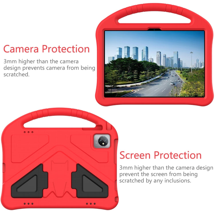 For Blackview OSCAL Pad 60 2022 EVA Shockproof Tablet Case with Holder(Red) - Others by PMC TechLife | Online Shopping South Africa | PMC TechLife