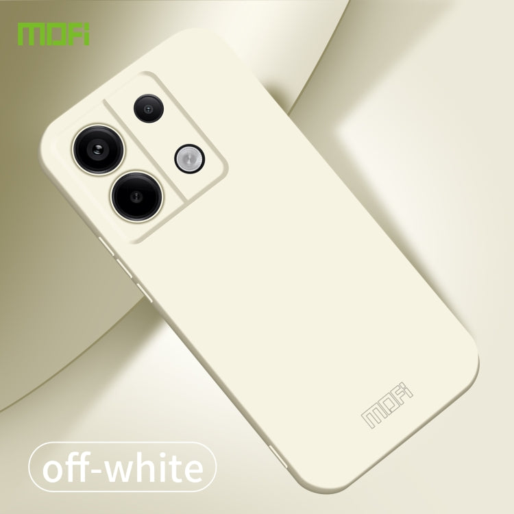 For Xiaomi Redmi Note 13 MOFI Qin Series Skin Feel All-inclusive PC Phone Case(Beige) - Note 13 Cases by MOFI | Online Shopping South Africa | PMC Jewellery