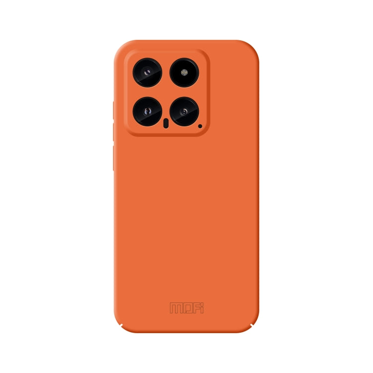 For Xiaomi 14 MOFI Qin Series Skin Feel All-inclusive PC Phone Case(Orange) - 14 Cases by MOFI | Online Shopping South Africa | PMC Jewellery