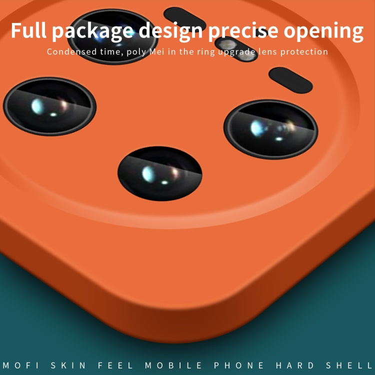 For Xiaomi 14 Ultra MOFI Qin Series Skin Feel All-inclusive PC Phone Case(Orange) - 14 Ultra Cases by MOFI | Online Shopping South Africa | PMC Jewellery