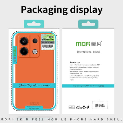 For Xiaomi Redmi Note 13 MOFI Qin Series Skin Feel All-inclusive PC Phone Case(Green) - Note 13 Cases by MOFI | Online Shopping South Africa | PMC Jewellery