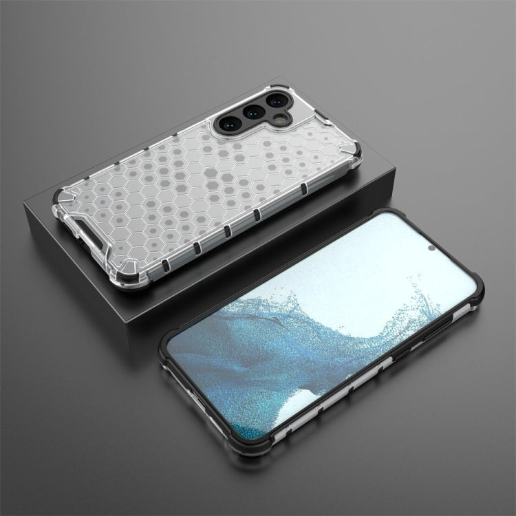 For Samsung Galaxy S24+ 5G Shockproof Honeycomb Phone Case(White) - Galaxy S24+ 5G Cases by PMC Jewellery | Online Shopping South Africa | PMC Jewellery