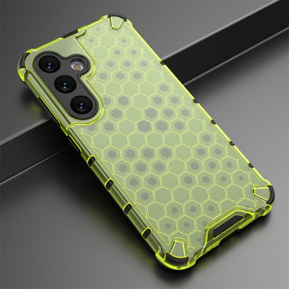 For Samsung Galaxy S24 5G Shockproof Honeycomb Phone Case(Green) - Galaxy S24 5G Cases by PMC Jewellery | Online Shopping South Africa | PMC Jewellery