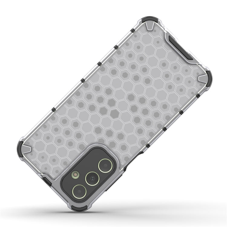 For Samsung Galaxy A25 5G Shockproof Honeycomb Phone Case(Black) - Galaxy Phone Cases by PMC TechLife | Online Shopping South Africa | PMC TechLife | Buy Now Pay Later Mobicred