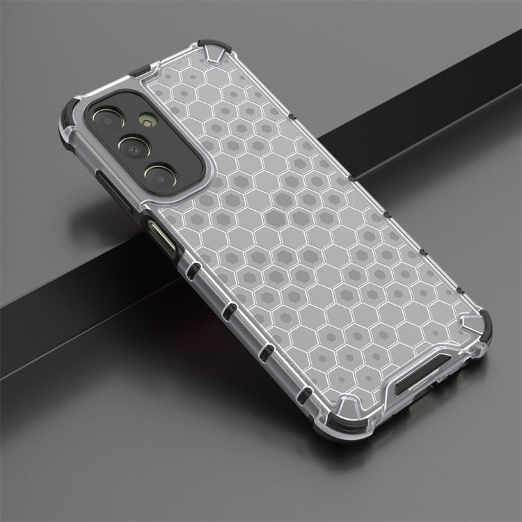 For Samsung Galaxy A25 5G Shockproof Honeycomb Phone Case(White) - Galaxy Phone Cases by PMC Jewellery | Online Shopping South Africa | PMC Jewellery