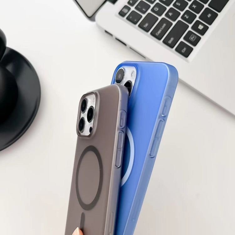 For iPhone 11 Ice Fog MagSafe PC Phone Case(Blue) - iPhone 11 Cases by PMC Jewellery | Online Shopping South Africa | PMC Jewellery