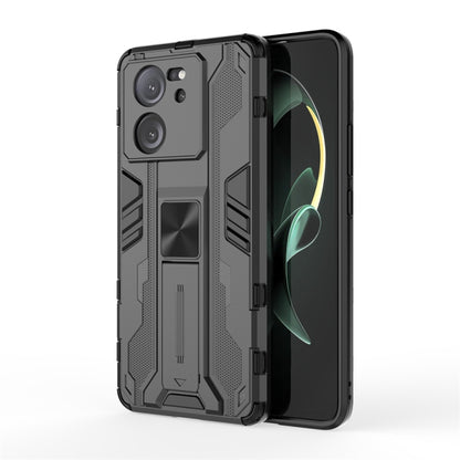 For Xiaomi 13T Supersonic Armor PC Hybrid TPU Phone Case(Black) - Xiaomi Cases by PMC Jewellery | Online Shopping South Africa | PMC Jewellery | Buy Now Pay Later Mobicred