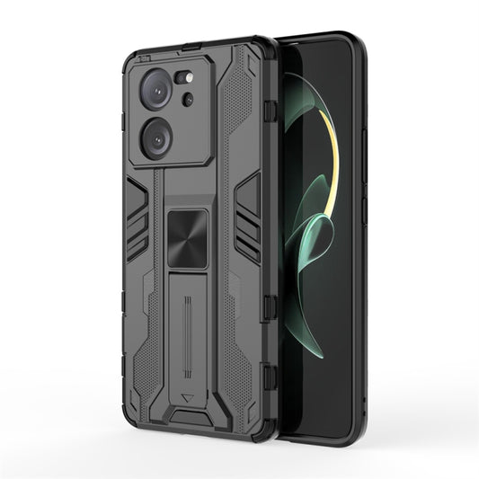 For Xiaomi 13T Supersonic Armor PC Hybrid TPU Phone Case(Black) - Xiaomi Cases by PMC Jewellery | Online Shopping South Africa | PMC Jewellery | Buy Now Pay Later Mobicred