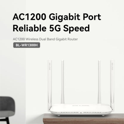 LB-LINK WR1300H Full Gigabit Port 1200M High Speed Dual Band 5G WiFi Repeater Wireless Router - Wireless Routers by LB-LINK | Online Shopping South Africa | PMC Jewellery | Buy Now Pay Later Mobicred