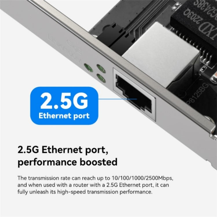 LB-LINK BL-GP2500M Single Port Desktop PC 2.5Gbps PCIE Gigabit 2500M Wired Network Card - USB Network Adapter by LB-LINK | Online Shopping South Africa | PMC Jewellery | Buy Now Pay Later Mobicred