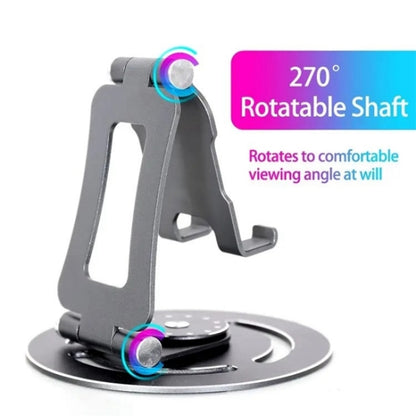 G60 Portable Folding 360-Degree Rotating Desktop Phone Tablet Holder(Grey) - Stand by PMC Jewellery | Online Shopping South Africa | PMC Jewellery | Buy Now Pay Later Mobicred