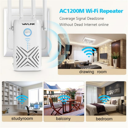 WAVLINK WN579X3 With 5dBi Antennas AC1200 Wireless Router 2.4G / 5G Dual Band WiFi Repeater, Plug:UK Plug - Wireless Routers by WAVLINK | Online Shopping South Africa | PMC Jewellery | Buy Now Pay Later Mobicred