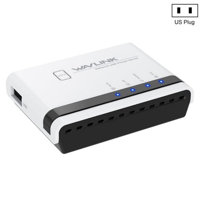 WAVLINK NU516U1 USB2.0 Wireless Printer Server With 10 / 100Mbps LAN / Bridge WiFi(US Plug) - Printer Accessories by WAVLINK | Online Shopping South Africa | PMC Jewellery