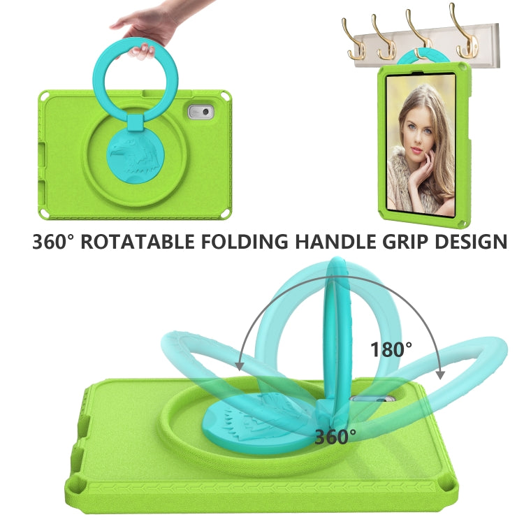 For Lenovo Tab M9 2023 EVA Hybrid PC Shockproof Tablet Case(Grass Green) - free shipping - PMC TechLife - Order now!