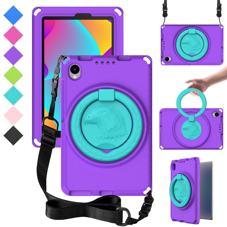 For TCL Tab 8 LE / WiFi 2023 EVA Hybrid PC Shockproof Tablet Case with Frame(Purple) - Others by PMC TechLife | Online Shopping South Africa | PMC TechLife | Buy Now Pay Later Mobicred