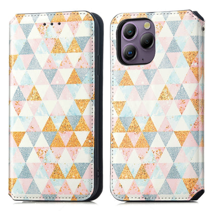 For Blackview  A96 CaseNeo Colorful Magnetic Leather Phone Case(Rhombus) - More Brand by PMC Jewellery | Online Shopping South Africa | PMC Jewellery