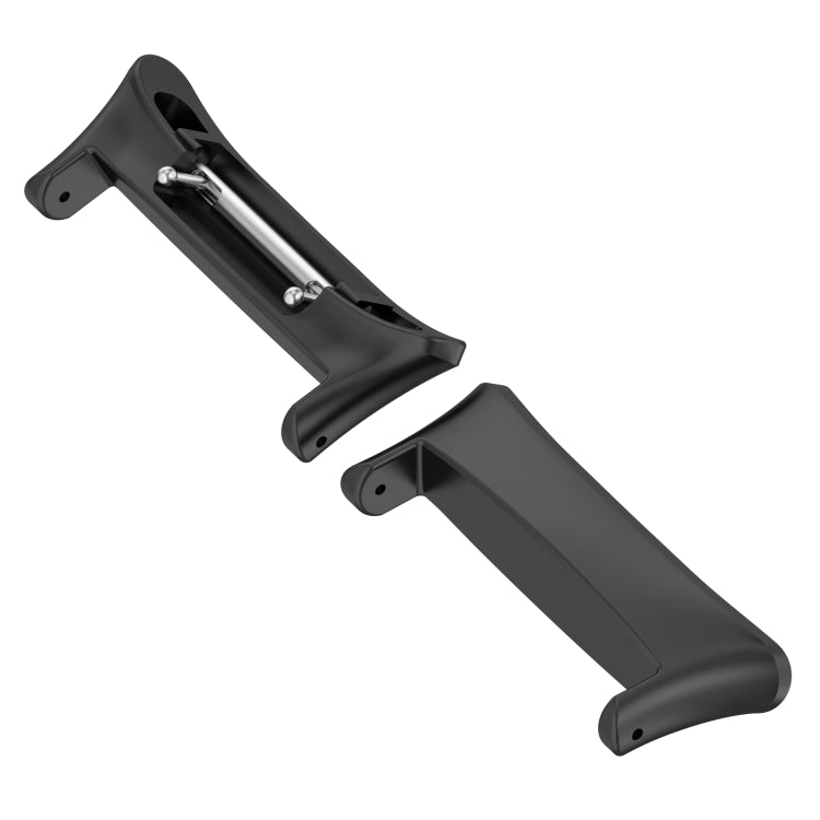 For Honor Watch 4 TMA-L19 1 Pair Metal Watch Band Connector(Black) - Other Accessories by PMC TechLife | Online Shopping South Africa | PMC TechLife | Buy Now Pay Later Mobicred