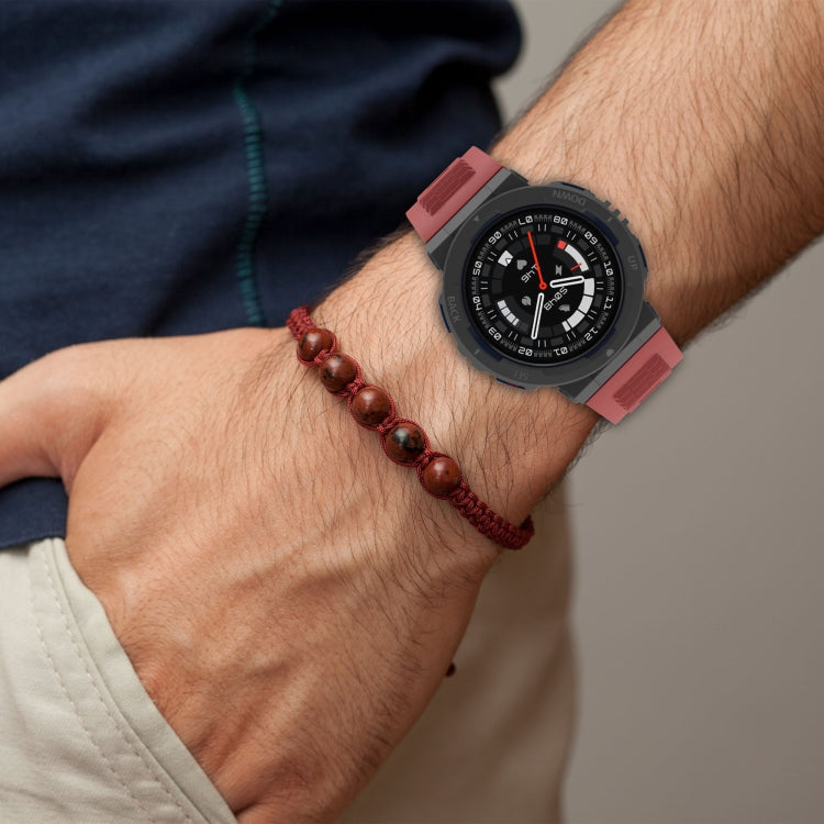 For Amazfit Active Edge A2212 Solid Color Silicone Watch Band(Black) - Watch Bands by PMC TechLife | Online Shopping South Africa | PMC TechLife | Buy Now Pay Later Mobicred