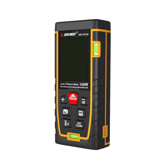 SNDWAY Double Horizontal bubble Rangefinder Laser Distance Meter Range Hand Tool Device SW- TG100 - Laser Rangefinder by SNDWAY | Online Shopping South Africa | PMC Jewellery | Buy Now Pay Later Mobicred