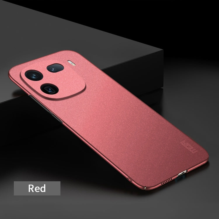 For vivo iQOO 12 Pro MOFI Fandun Series Frosted PC Ultra-thin All-inclusive Phone Case(Red) - iQOO 12 Pro Cases by MOFI | Online Shopping South Africa | PMC Jewellery