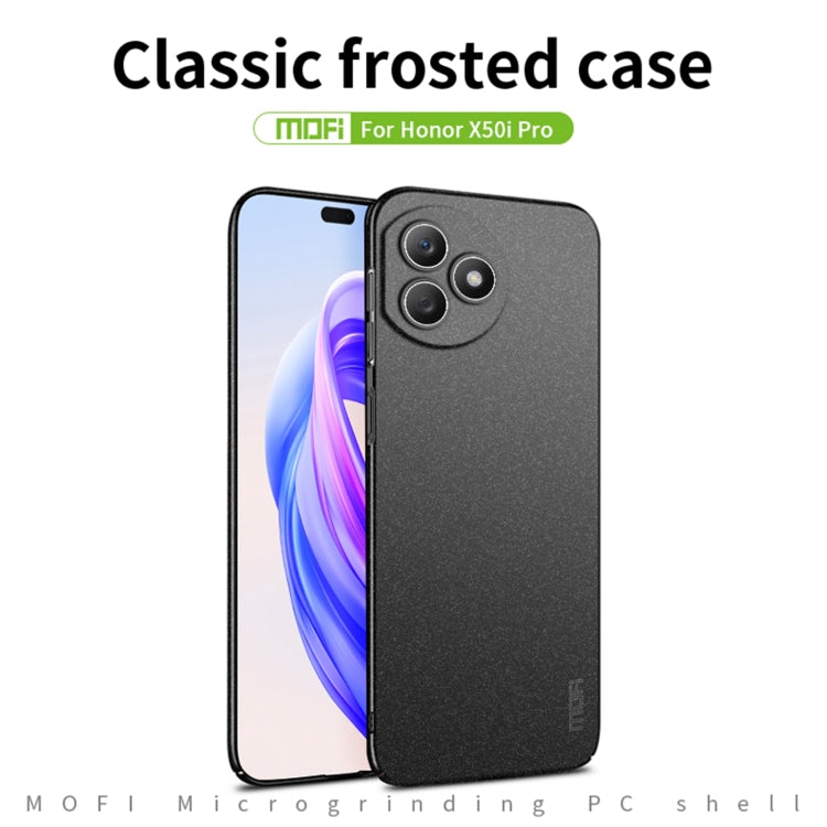 For Honor X50i+ / X50i Pro MOFI Fandun Series Frosted PC Ultra-thin All-inclusive Phone Case(Green) - Honor Cases by MOFI | Online Shopping South Africa | PMC Jewellery