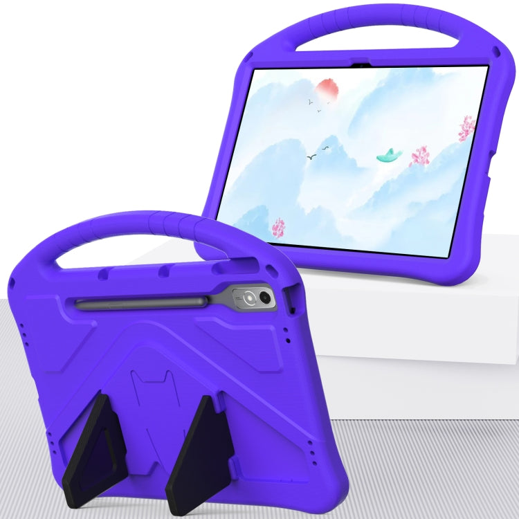 For Lenovo Tab P12 EVA Shockproof Tablet Case with Holder(Purple) - Lenovo by PMC TechLife | Online Shopping South Africa | PMC TechLife | Buy Now Pay Later Mobicred