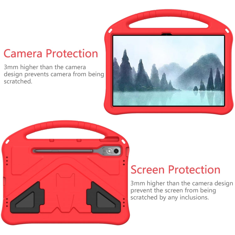 For Lenovo Tab P12 EVA Shockproof Tablet Case with Holder(Red) - Lenovo by PMC TechLife | Online Shopping South Africa | PMC TechLife | Buy Now Pay Later Mobicred