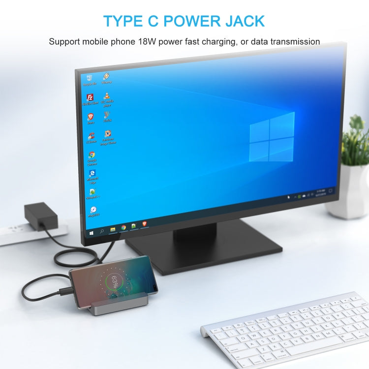 WAVLINK WL-UHP3D01 Portable Type-C Cell Phone Docking Station Multi-Port USB HUB Adapter(AU Plug) - free shipping - PMC Jewellery - Order now!