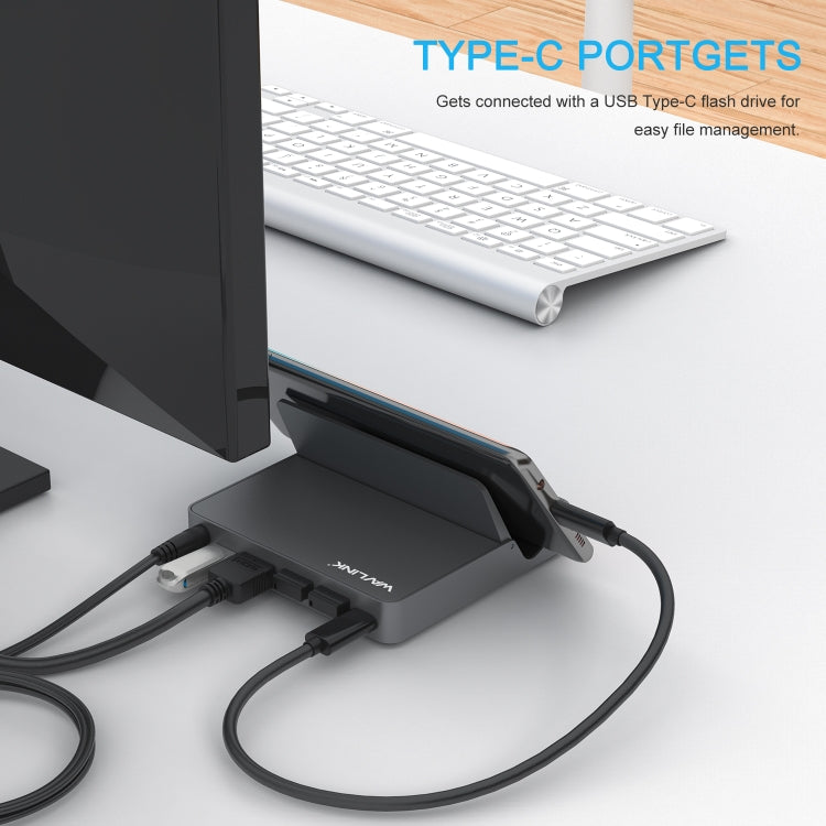 WAVLINK WL-UHP3D01 Portable Type-C Cell Phone Docking Station Multi-Port USB HUB Adapter(AU Plug) - free shipping - PMC Jewellery - Order now!