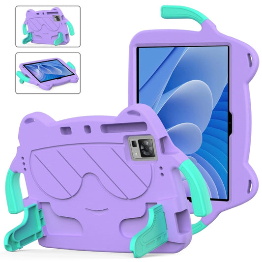 For DOOGEE T30 Pro 11 2023 Ice Baby EVA Shockproof Hard PC Tablet Case(Light Purple+Mint Green) - Others by PMC Jewellery | Online Shopping South Africa | PMC Jewellery | Buy Now Pay Later Mobicred