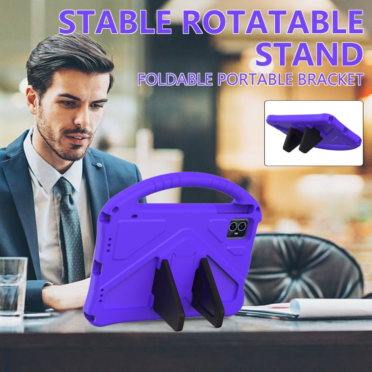 For Teclast M50 HD 10.1 / M50 Pro EVA Shockproof Tablet Case with Holder(Purple) - Others by PMC TechLife | Online Shopping South Africa | PMC TechLife | Buy Now Pay Later Mobicred