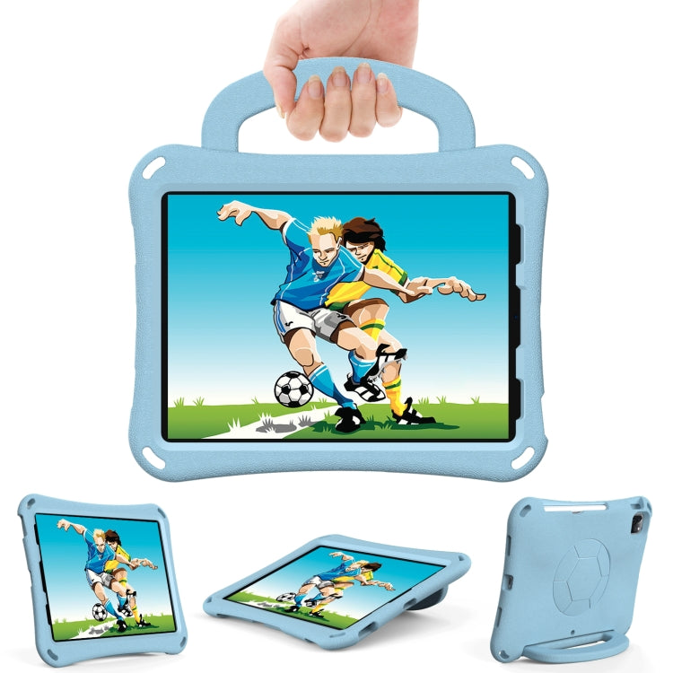 For iPad Air 11 2024 Handle Football Shaped EVA Shockproof Tablet Case(Light Blue) - iPad Air 11 2024 Cases by PMC Jewellery | Online Shopping South Africa | PMC Jewellery | Buy Now Pay Later Mobicred