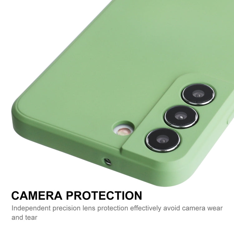 For Samsung Galaxy S25 5G ENKAY Liquid Silicone Soft Shockproof Phone Case(Light Green) - Galaxy S25 5G Cases by ENKAY | Online Shopping South Africa | PMC Jewellery | Buy Now Pay Later Mobicred