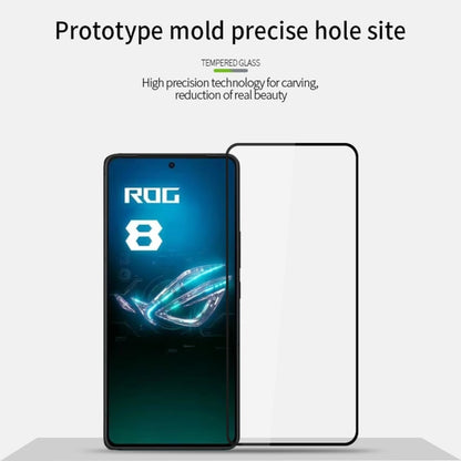 For ASUS ROG Phone 8 Pro MOFI 9H 2.5D Full Screen Tempered Glass Film(Black) - ASUS Tempered Glass by MOFI | Online Shopping South Africa | PMC Jewellery