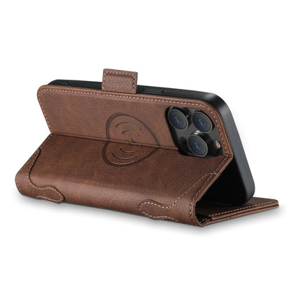 For iPhone 12 / 12 Pro SUTENI J07 Multifunctional Horizontal Flip Magsafe Leather Phone Case(Brown) - iPhone 12 / 12 Pro Cases by Suteni | Online Shopping South Africa | PMC Jewellery | Buy Now Pay Later Mobicred