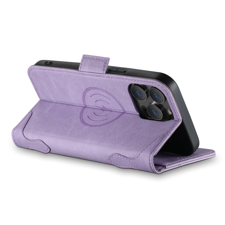 For iPhone 15 Plus SUTENI J07 Multifunctional Horizontal Flip Magsafe Leather Phone Case(Purple) - iPhone 15 Plus Cases by Suteni | Online Shopping South Africa | PMC Jewellery | Buy Now Pay Later Mobicred