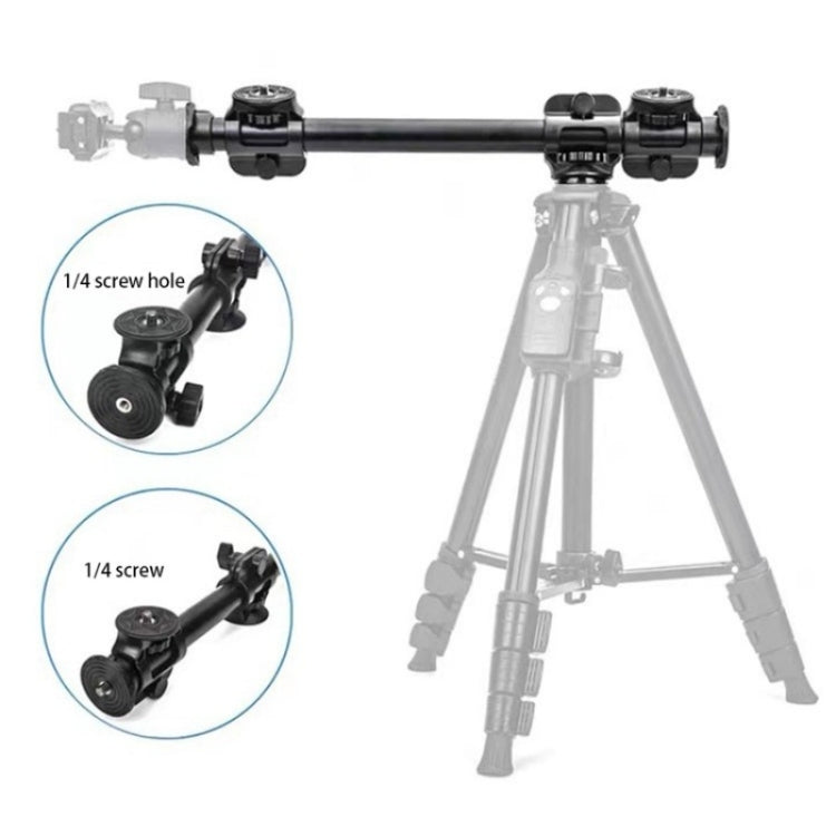 YUNTENG VCT-369 For Tripod Stabilizer Camera Horizontal Aluminum Alloy Gimbal Extension Pole - Other Accessories by YUNTENG | Online Shopping South Africa | PMC TechLife | Buy Now Pay Later Mobicred