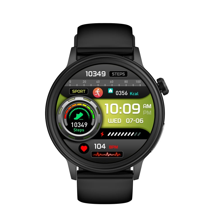 ET470 1.39 inch Color Screen Smart Watch Silicone Strap, Support Bluetooth Call / ECG(Black) - Smart Watches by PMC Jewellery | Online Shopping South Africa | PMC Jewellery