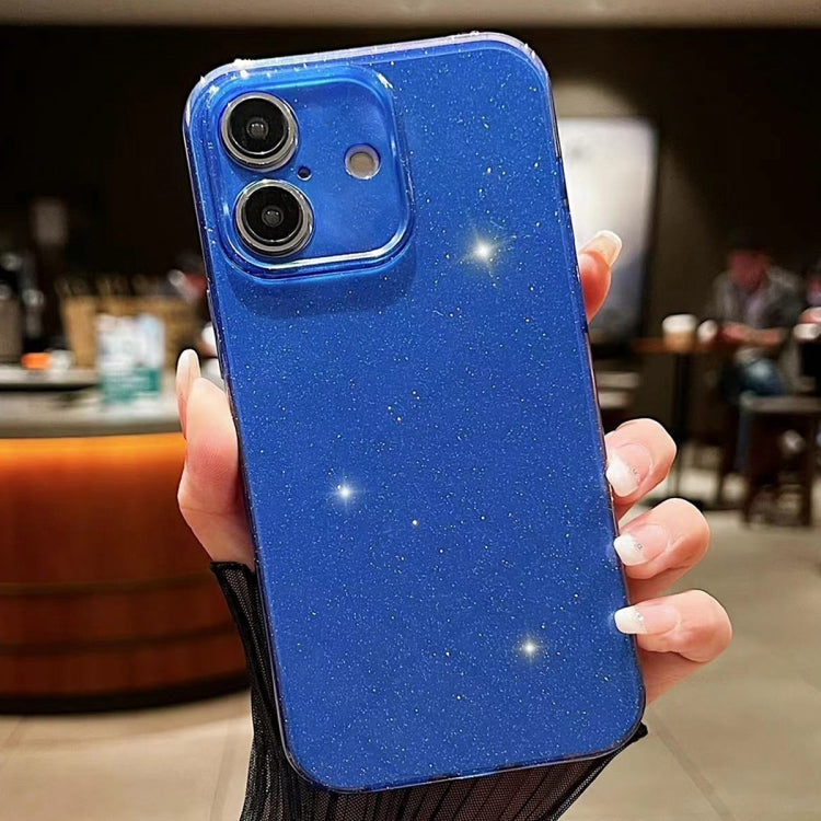 For iPhone 16 Plus Jelly Glitter Solid Color TPU Phone Case(Dark Blue) - iPhone 16 Plus Cases by PMC Jewellery | Online Shopping South Africa | PMC Jewellery | Buy Now Pay Later Mobicred