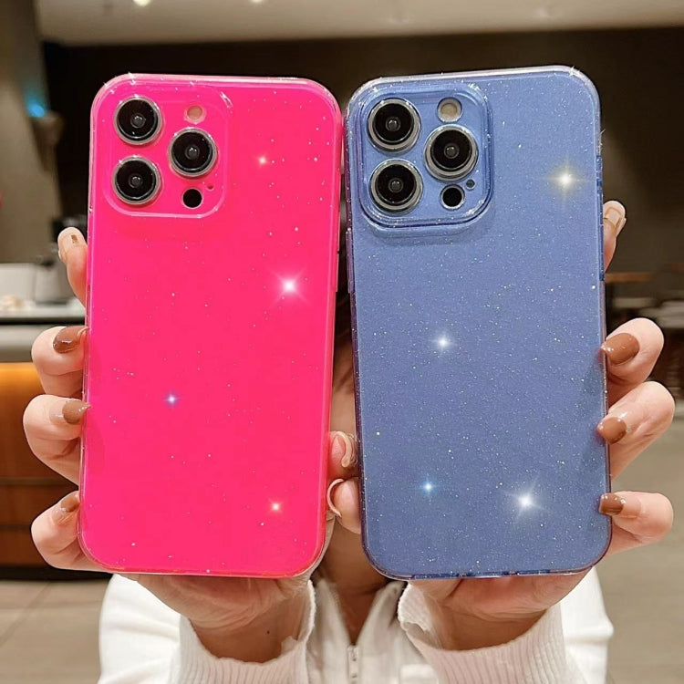 For iPhone 16 Jelly Glitter Solid Color TPU Phone Case(Black) - iPhone 16 Cases by PMC TechLife | Online Shopping South Africa | PMC TechLife | Buy Now Pay Later Mobicred