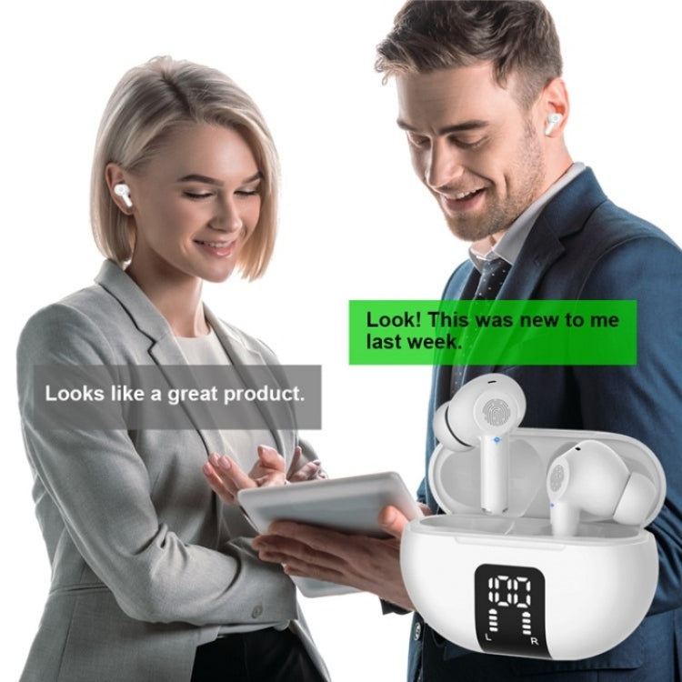 M10 Wireless Bluetooth Smart Voice Translator Headset Multiple Languages Translation Earphones(White) -  by PMC TechLife | Online Shopping South Africa | PMC TechLife | Buy Now Pay Later Mobicred