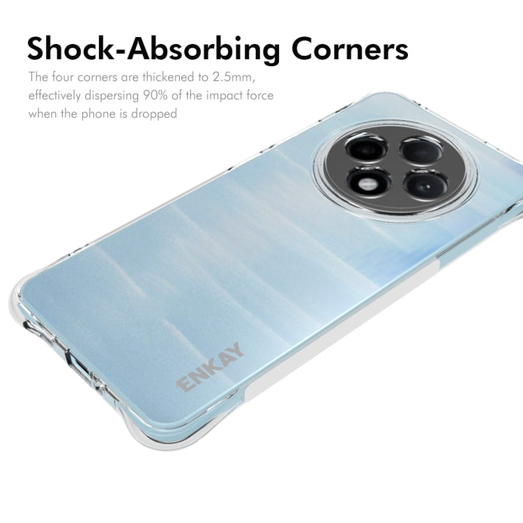 For OPPO Reno12 F 5G Global ENKAY Clear TPU Shockproof Anti-slip Phone Case - OPPO Cases by ENKAY | Online Shopping South Africa | PMC Jewellery | Buy Now Pay Later Mobicred