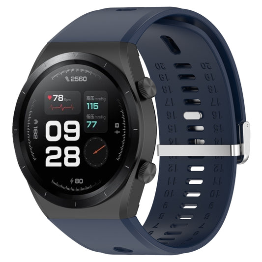 For Xiaomi Watch H1 Blood Pressure Watch Silicone Watch Band(Midnight Blue) - Watch Bands by PMC Jewellery | Online Shopping South Africa | PMC Jewellery