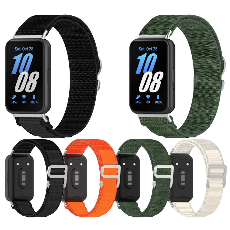 For Samsung Galaxy Fit 3 Nylon Canvas Watch Band(Starlight) - Watch Bands by PMC TechLife | Online Shopping South Africa | PMC TechLife